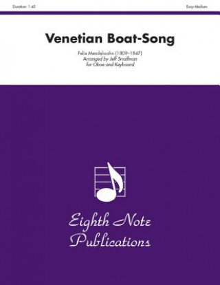 Kniha Venetian Boat-Song: Part(s) Felix Mendelssohn