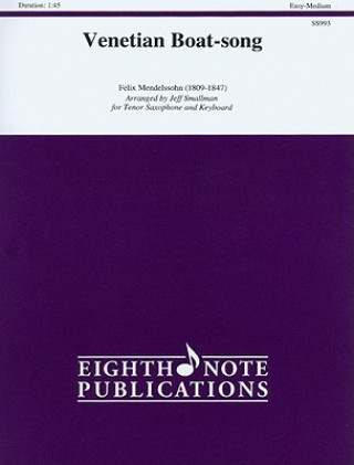 Knjiga Venetian Boat-Song: Part(s) Felix Mendelssohn