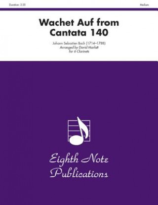 Kniha Wachet Auf: Cantata 140 Johann Sebastian Bach