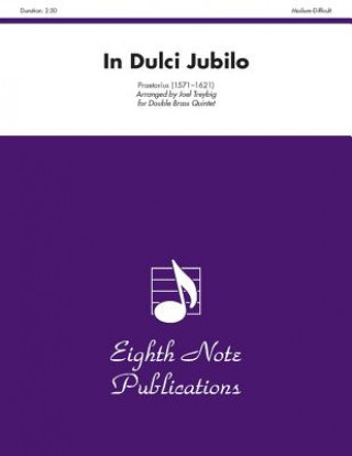 Książka In Dulci Jubilo: Score & Parts Michael Praetorius