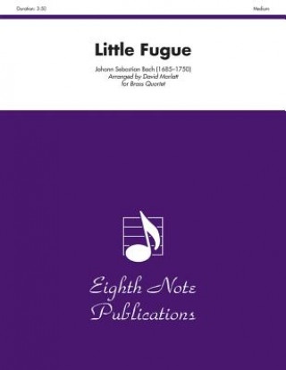 Kniha Little Fugue: Score & Parts Johann Sebastian Bach