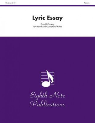 Kniha Lyric Essay: Score & Parts Donald Coakley