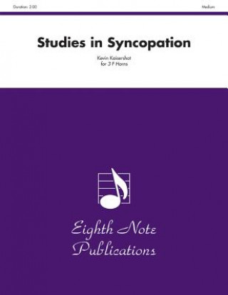 Knjiga Studies in Syncopation: Score & Parts Kevin Kaisershot