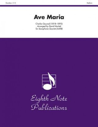 Kniha Ave Maria: Score & Parts Charles Fran Gounod