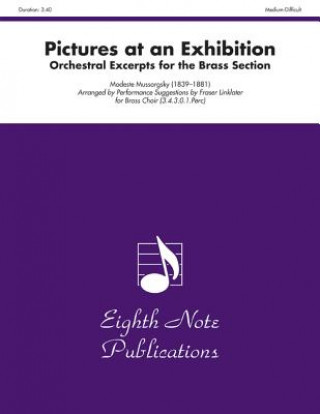 Carte Pictures at an Exhibition: Orchestral Excerpts for the Brass Section, Score & Parts Modest Mussorgsky