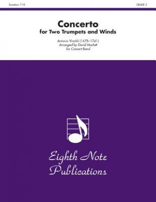 Könyv Concerto for Two Trumpets and Winds: Conductor Score & Parts Antonio Vivaldi