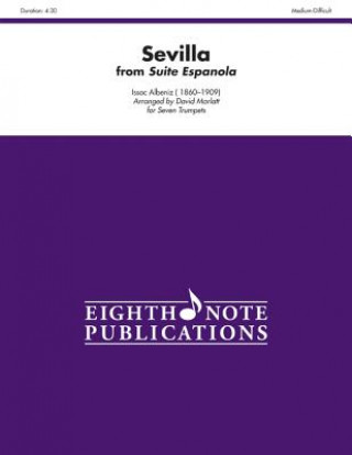 Kniha Sevilla (from Suite Espanola): Score & Parts Issac Alb Niz