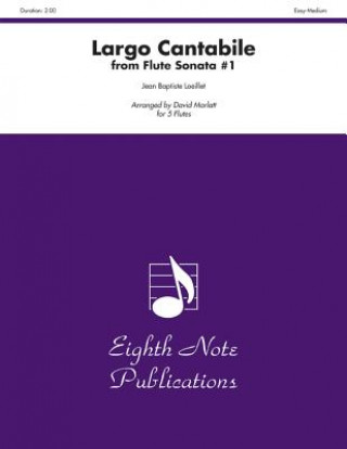 Książka Largo Cantabile (from Flute Sonata #1): Score & Parts Jean Baptiste Loeillet