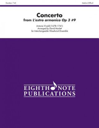 Carte Concerto (from L'Estro Armonico Op. 3, No. 9): Score & Parts Antonio Vivaldi