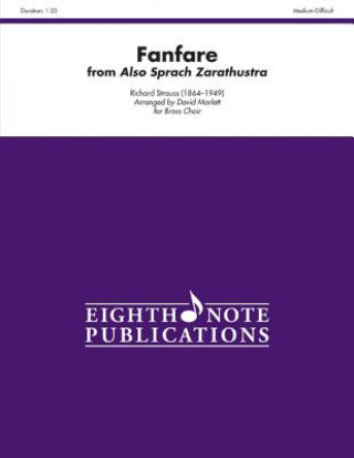 Kniha Fanfare (from Also Sprach Zarathustra): Score & Parts Richard Strauss