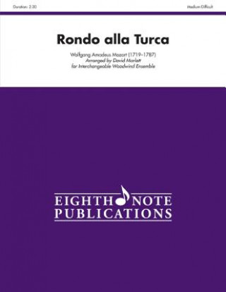 Kniha Rondo Alla Turca: Score & Parts Wolfgang Amadeus Mozart