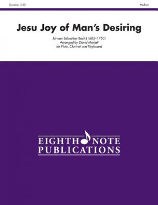 Könyv Jesu Joy of Man's Desiring: Score & Parts Johann Sebastian Bach