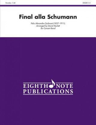 Carte Final Alla Schumann, Op. 83: Conductor Score Felix Alexandre Guilmant