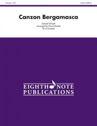 Książka Canzon Bergamasca: Score & Parts Samuel Scheidt