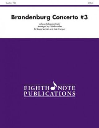 Book Brandenburg Concerto #3: Score & Parts Johann Sebastian Bach