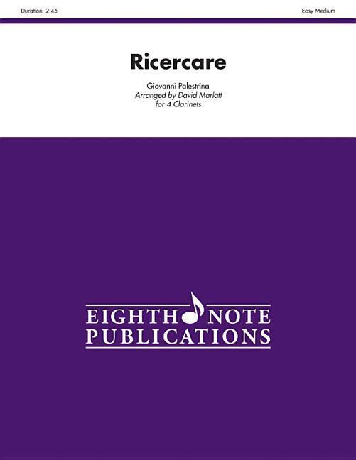 Książka Ricercare: Score & Parts Giovanni Pierluigi Da Palestrina