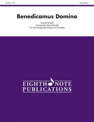 Kniha Benedicamus Domino: Score & Parts Samuel Scheidt