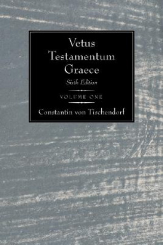 Książka Vetus Testamentum Graece Constantin Tischendorf