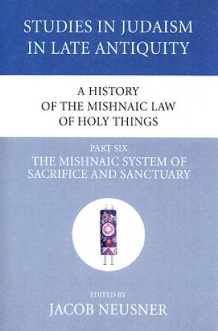 Könyv History of the Mishnaic Law of Holy Things, Part 6 Jacob Neusner