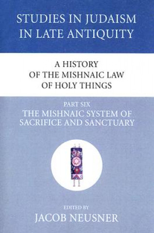 Kniha History of the Mishnaic Law of Holy Things, Part 6 Jacob Neusner