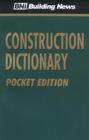 Könyv Construction Dictionary BNI Building News