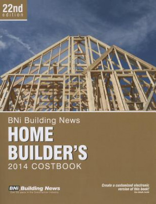 Книга BNI Building News Home Builder's Costbook BNI Publications