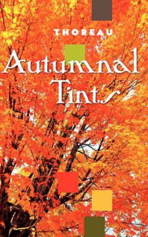 Kniha Autumnal Tints Henry David Thoreau