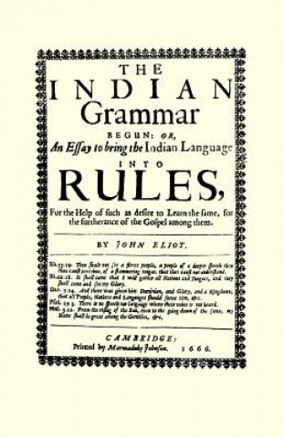 Buch The Indian Grammar Begun: Or, an Essay to Bring the Indian Language Into Rules, for Help of Such as Desire to Learn the Same, for the Furtheranc John Eliot