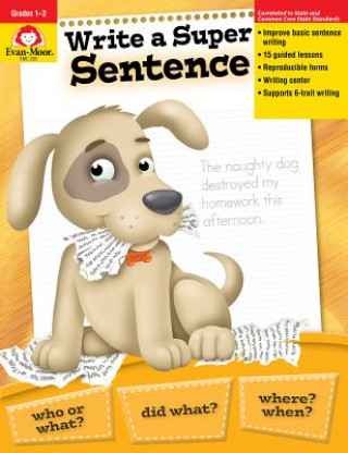 Könyv Write a Super Sentence Joy Evans