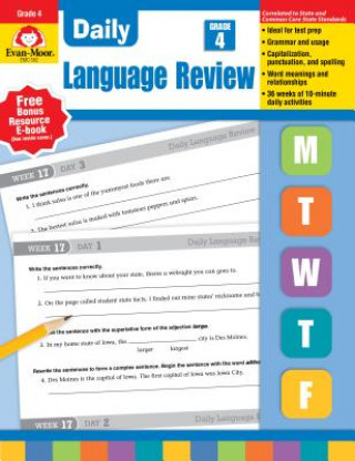 Книга Daily Language Review, Grade 4 Richard H. Williams
