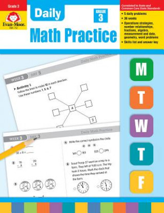 Carte Daily Common Core Math Practice, Grade 3 Jo Ellen Moore