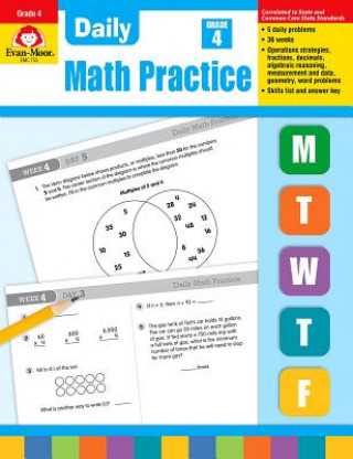 Книга Daily Common Core Math Practice, Grade 4 Wes Tuttle