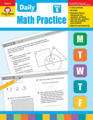 Carte Daily Common Core Math Practice, Grade 6 Wes Tuttle