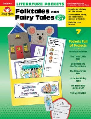 Книга Literature Pockets, Folk Tales and Fairy Tales, Grades K-1 Evan-Moor Educational Publishers