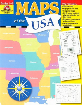 Carte Maps of the USA: Grades 1-6 Jo Ellen Moore