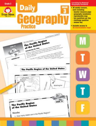 Книга Daily Geography Practice Grade 3: EMC 3712 Sandi Johnson