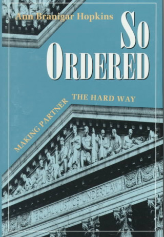 Książka So Ordered Ann Branigar Hopkins