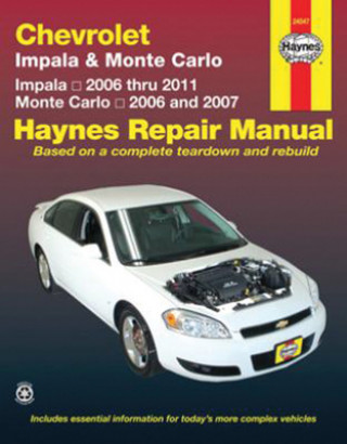 Kniha Chevrolet Impala & Monte Carlo John Haynes