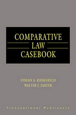 Knjiga Comparative Law Casebook (4 Vols) Stefan Albrecht Riesenfeld