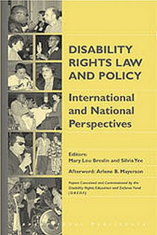 Carte Disability Rights Law and Policy: International and National Perspectives Dean C. Alexander