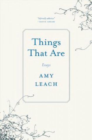 Carte Things That Are: Essays Amy Leach