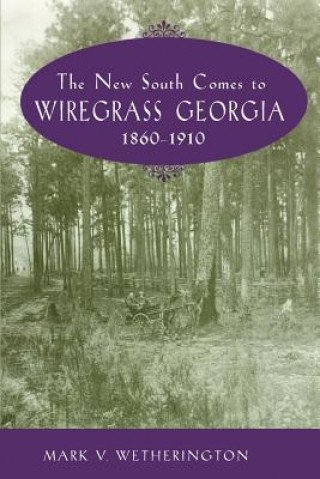 Kniha The New South Comes to Wiregrass Georgia, 1860-1910 Mark V. Wetherington