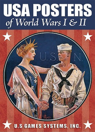 Hra/Hračka USA Posters of World Wars I & II Poker Deck U. S. Game Systems