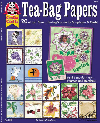 Carte Tea-Bag Papers: 20 of Each Style...Folding Squares for Scrapbooks & Cards! Deborah Rodgers