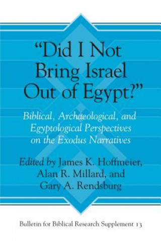 Carte "Did I Not Bring Israel Out of Egypt?" James Karl Hoffmeier
