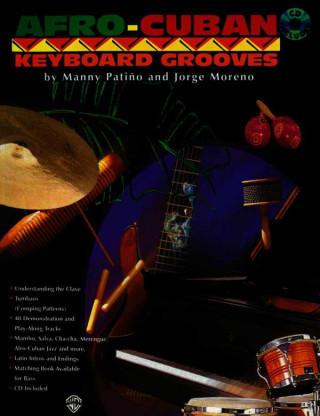 Kniha Afro-Cuban Keyboard Grooves: Book & CD Jorge Moreno