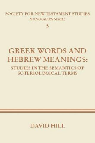 Book Greek Words and Hebrew Meanings David Hill