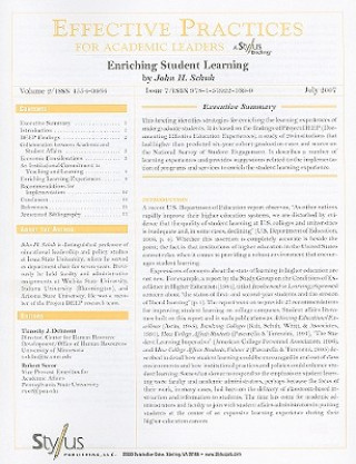 Boek Enriching Student Learning: Issue 7 John H. Schuh