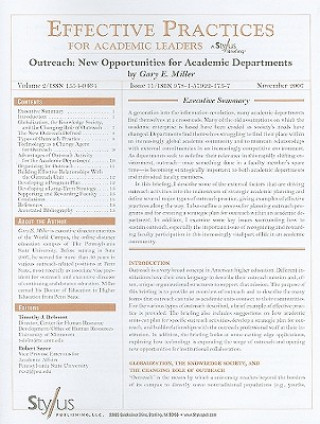 Carte Outreach: New Opportunities for Academic Departments: Issue 11 Gary E. Miller