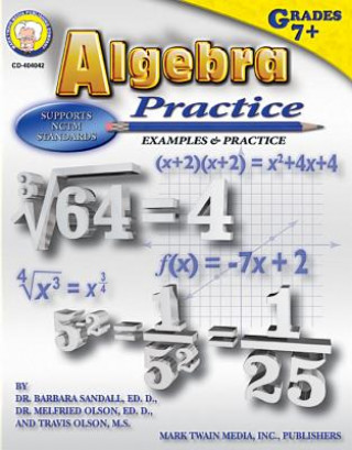 Książka Algebra Practice Middle/Upper Grades Barbara R. Sandall